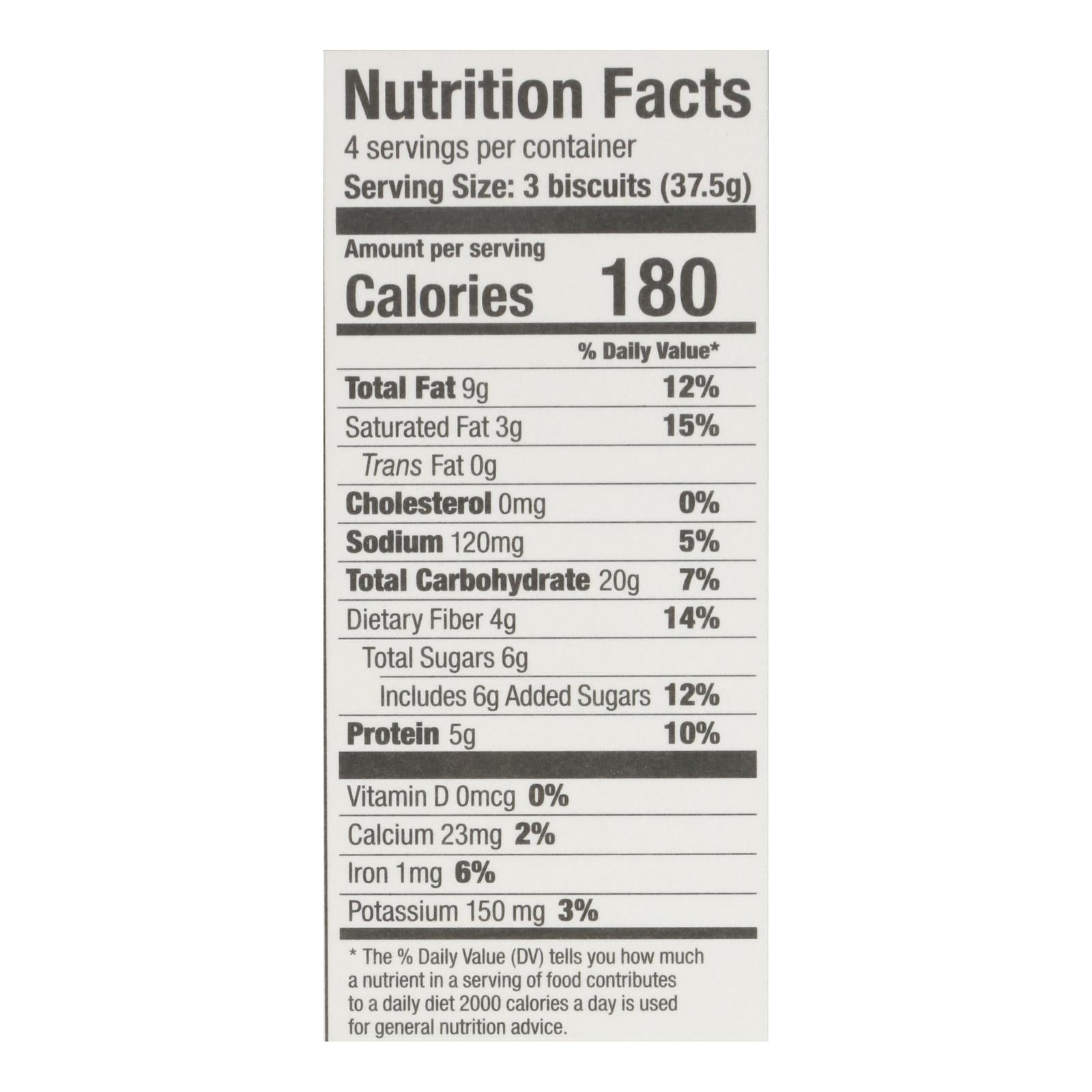 Olyra - Biscuit Hzlenut Carob - Case Of 6 - 5.3 Oz - Maras Green