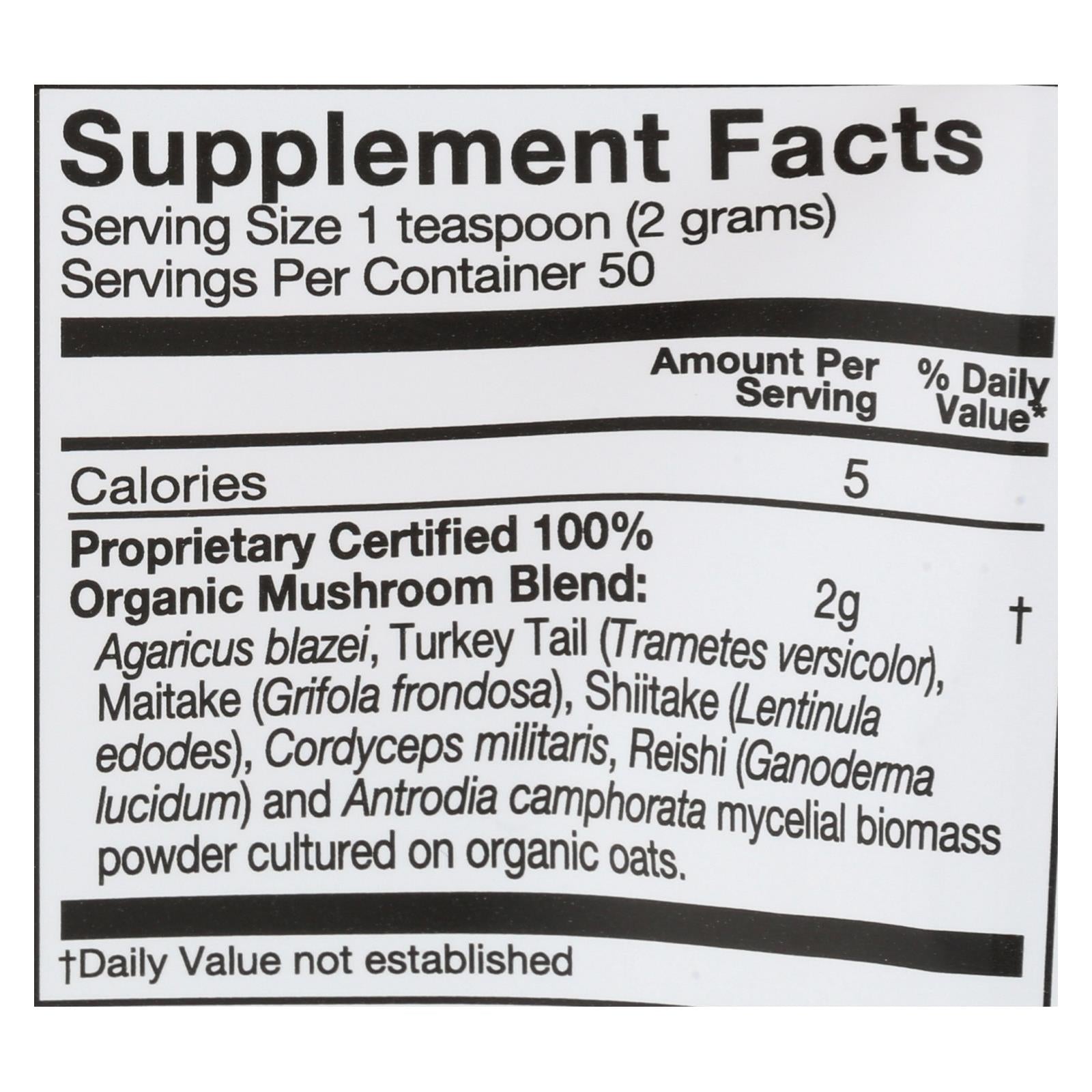 Om - Immune Organic Powder 100grm - 1 Each - 3.5 Oz - Maras Green