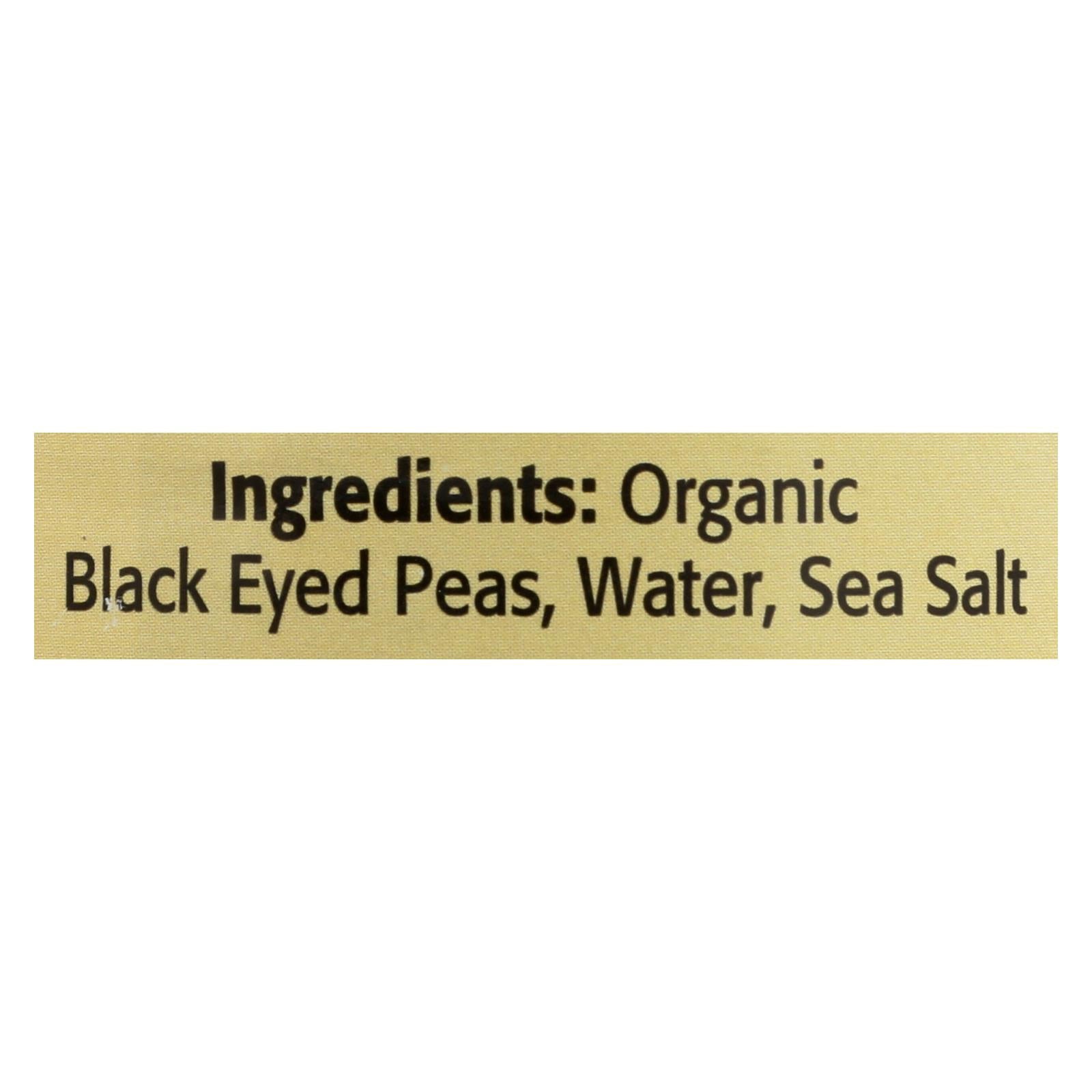 Omena Organics - Peas Black Eyed - Case Of 12 - 15 Oz - Maras Green