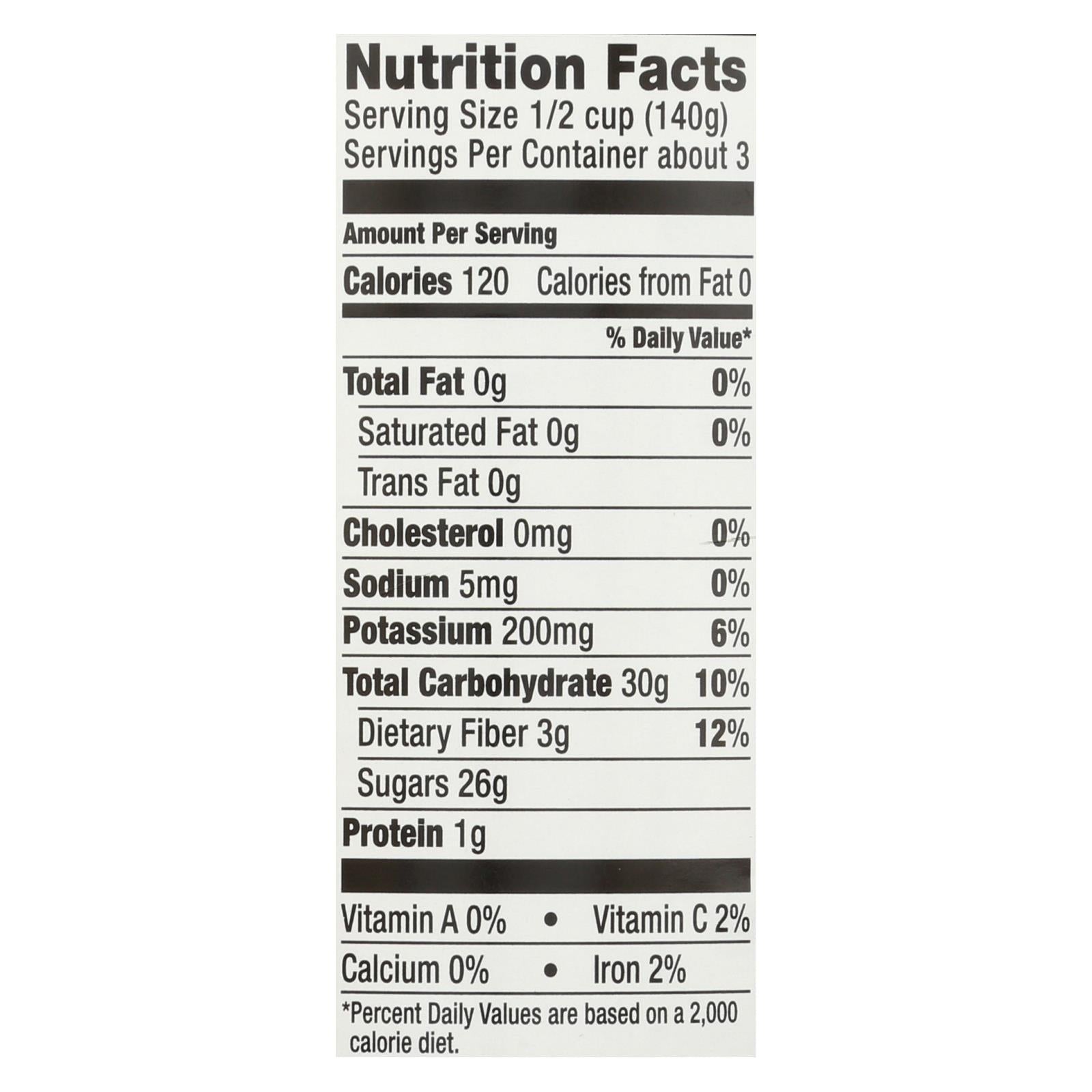 Oregon Fruit Whole Pitted Dark Sweet Cherries In Heavy Syrup - Case Of 8 - 15 Oz. - Maras Green