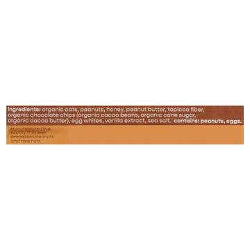 Over Easy - Breakfast Bar Peanut Butter Chocolate - Case Of 12 - 1.8 Oz - Maras Green