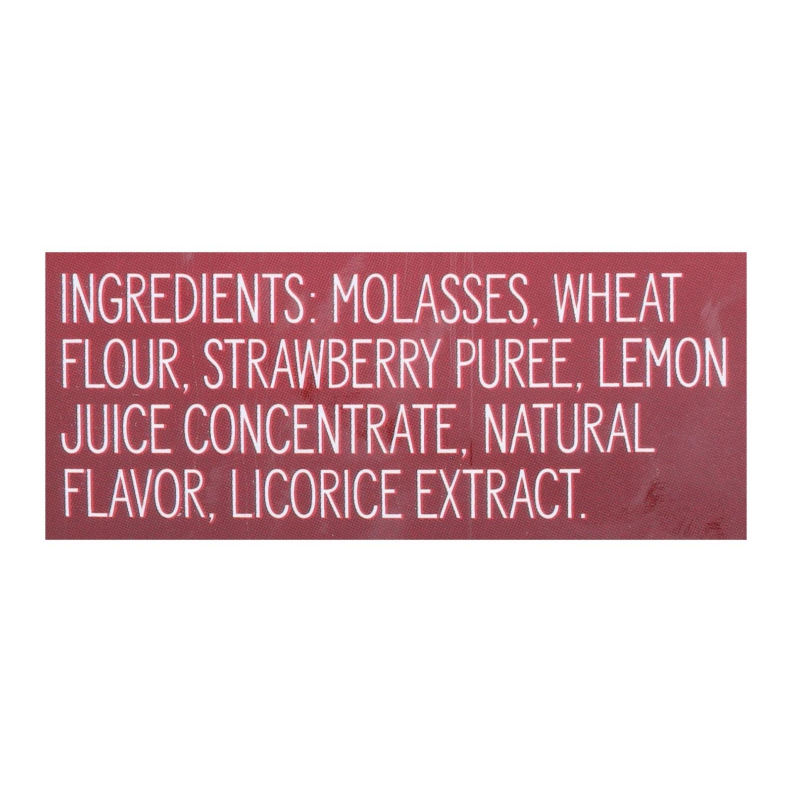 Panda Licorice - Licorice Strawberry Chews - Case Of 8 - 7 Oz - Maras Green