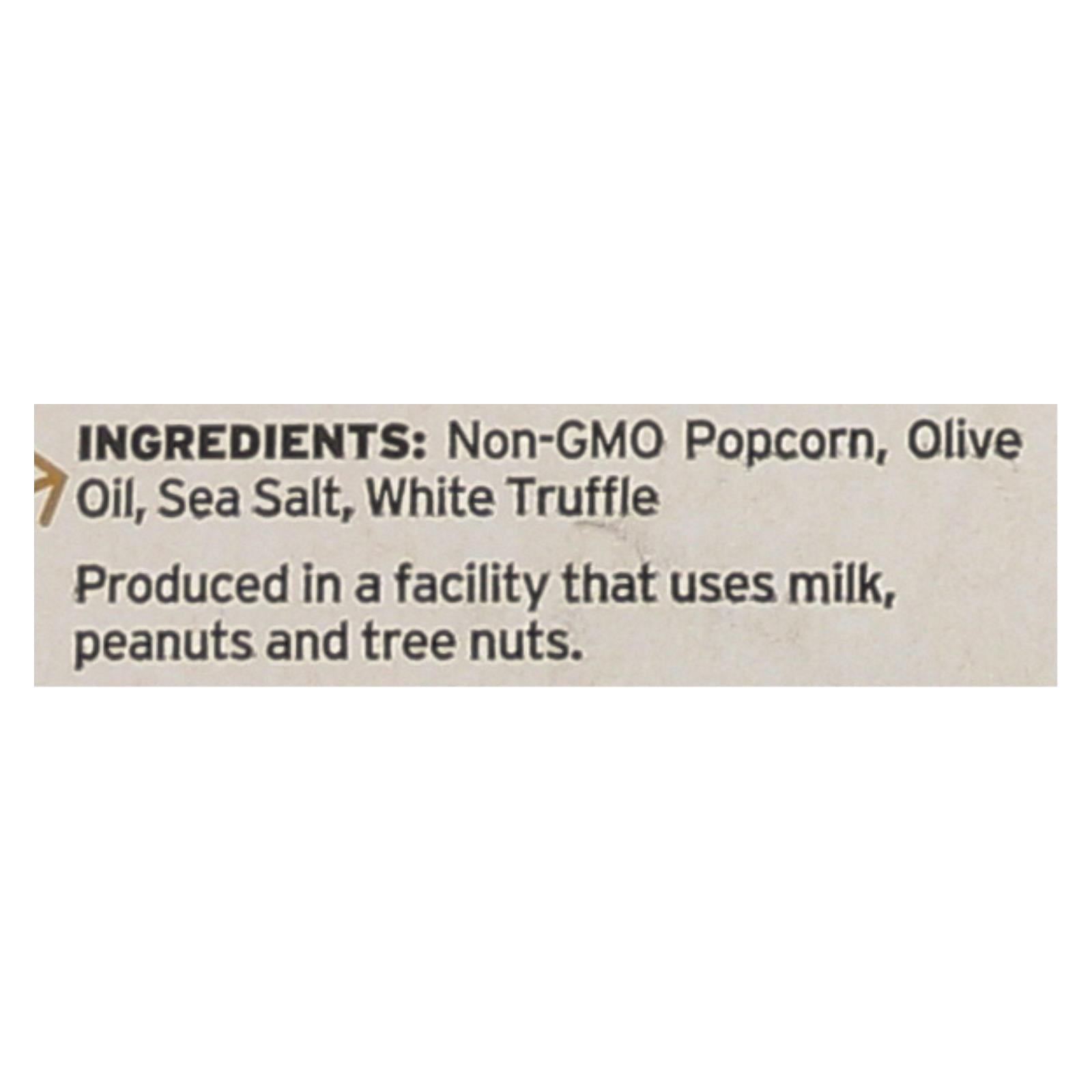 Pipcorn Mini Popcorn - Truffle - Case Of 12 - 4 Oz. - Maras Green