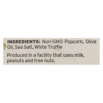 Pipcorn Mini Popcorn - Truffle - Case Of 12 - 4 Oz. - Maras Green