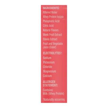Ready - Water Protein Pink Grapefruit - Case Of 12 - 16.9 Fz - Maras Green