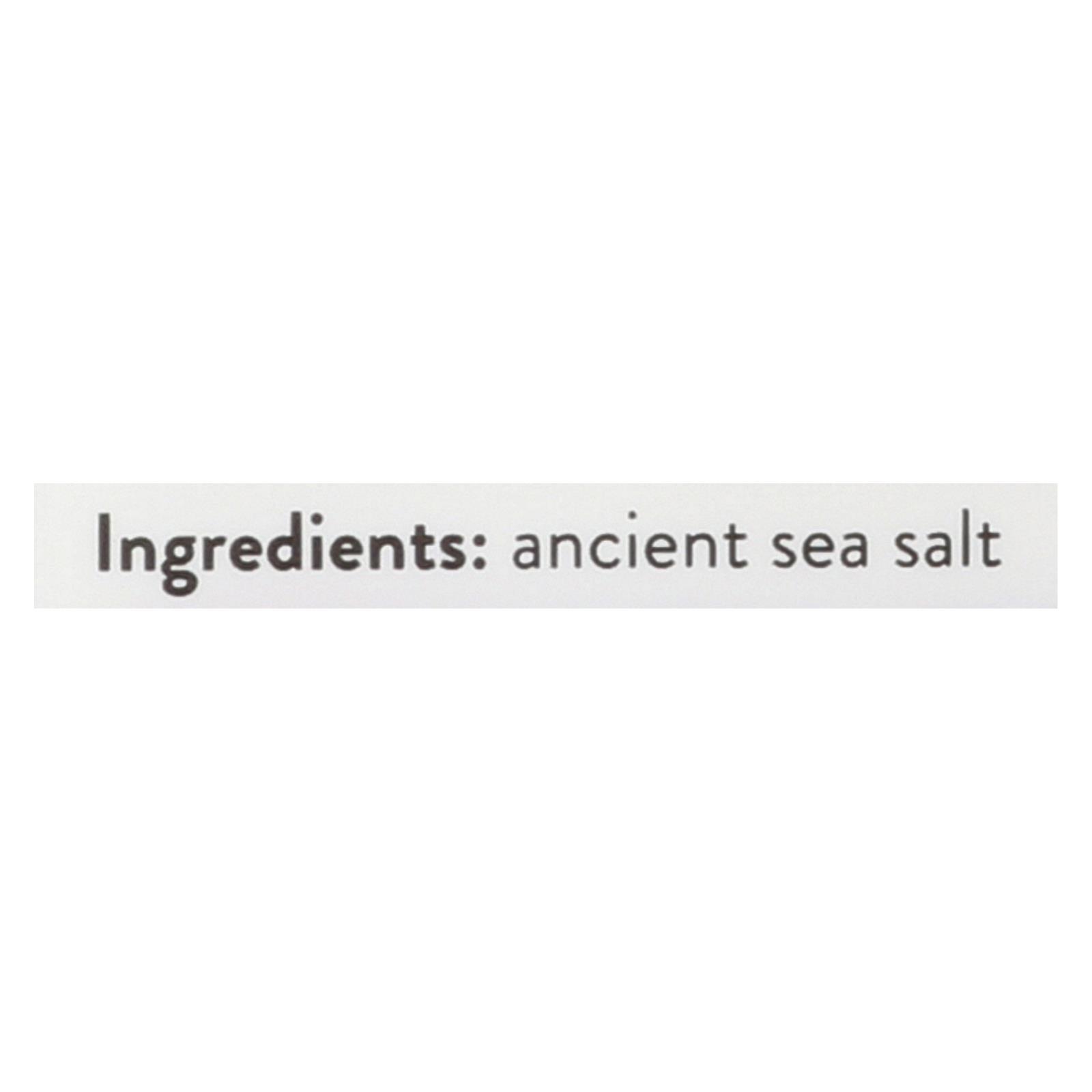 Real Salt Sea Salt - Ancient - Fine - Pouch - Case Of 6 - 16 Oz - Maras Green