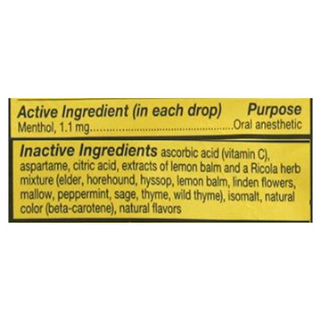 Ricola - Cough Drop Sugar Free Lemon Mint - Case Of 6 - 45 Ct - Maras Green