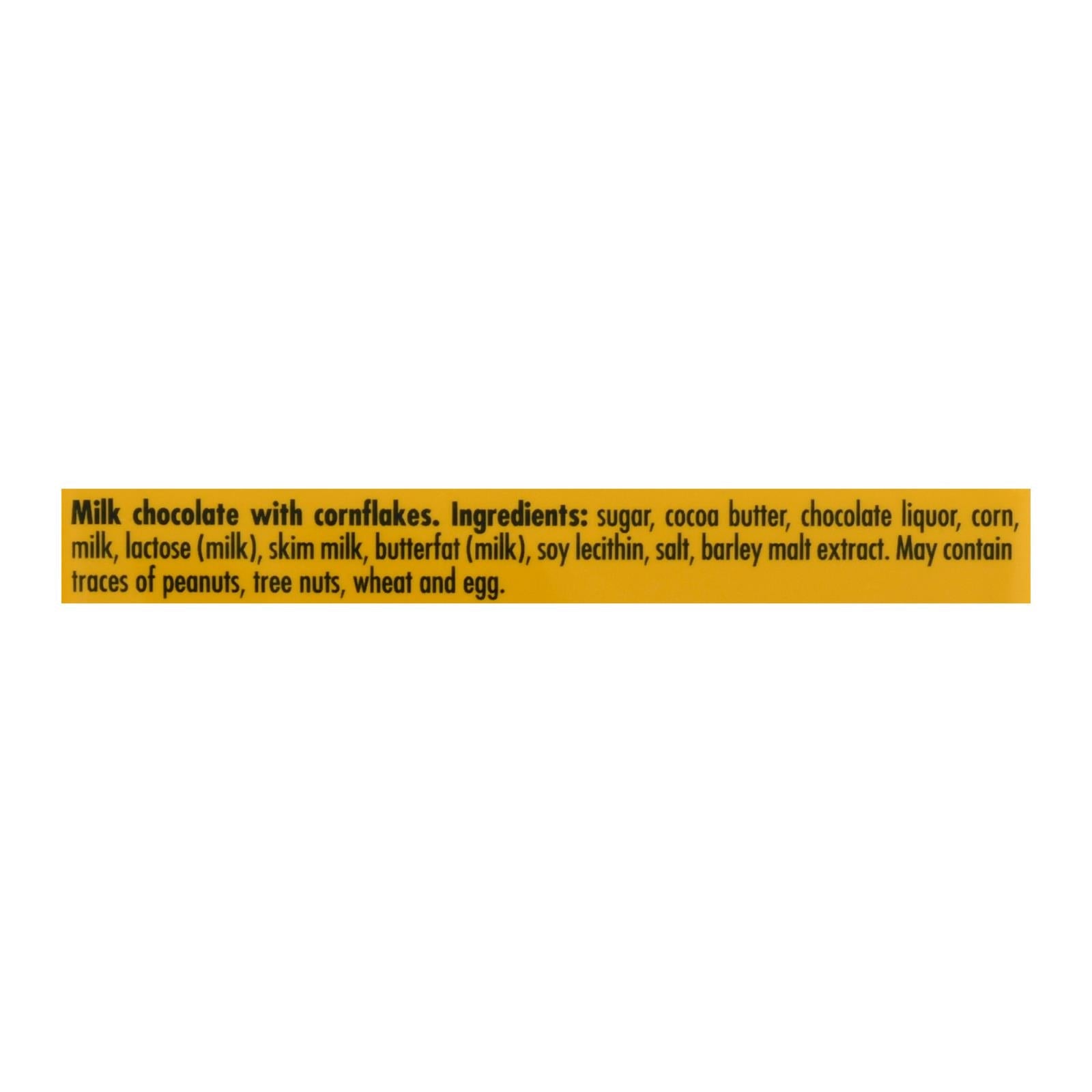 Ritter Sport Chocolate Bar - Milk Chocolate - Corn Flakes - 3.5 Oz Bars - Case Of 10 - Maras Green