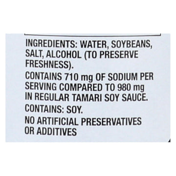 San - J Tamari Soy Sauce - Reduced Sodium - Case Of 6 - 10 Fl Oz. - Maras Green