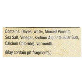 Santa Barbara Olives - Martini Style - Case Of 6 - 5 Oz. - Maras Green