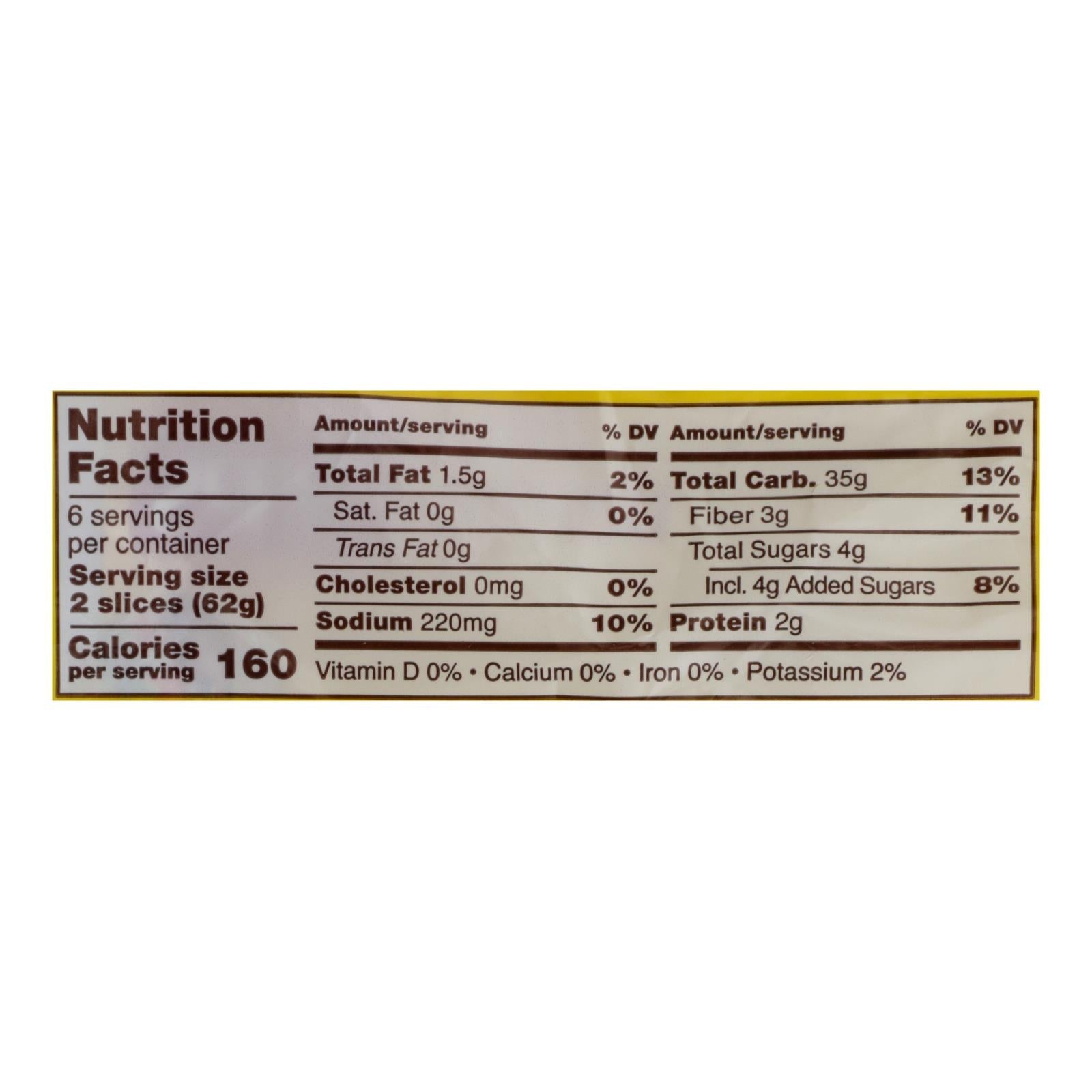 Schar - Bread Artisan Bkr Multgrn - Case Of 8 - 14.1 Oz - Maras Green