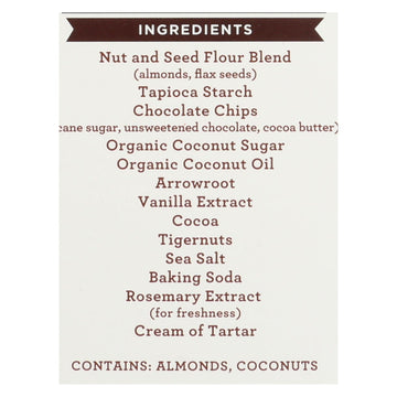 Simple Mills Cookies - Crunchy Double Chocolate - Case Of 6 - 5.5 Oz - Maras Green