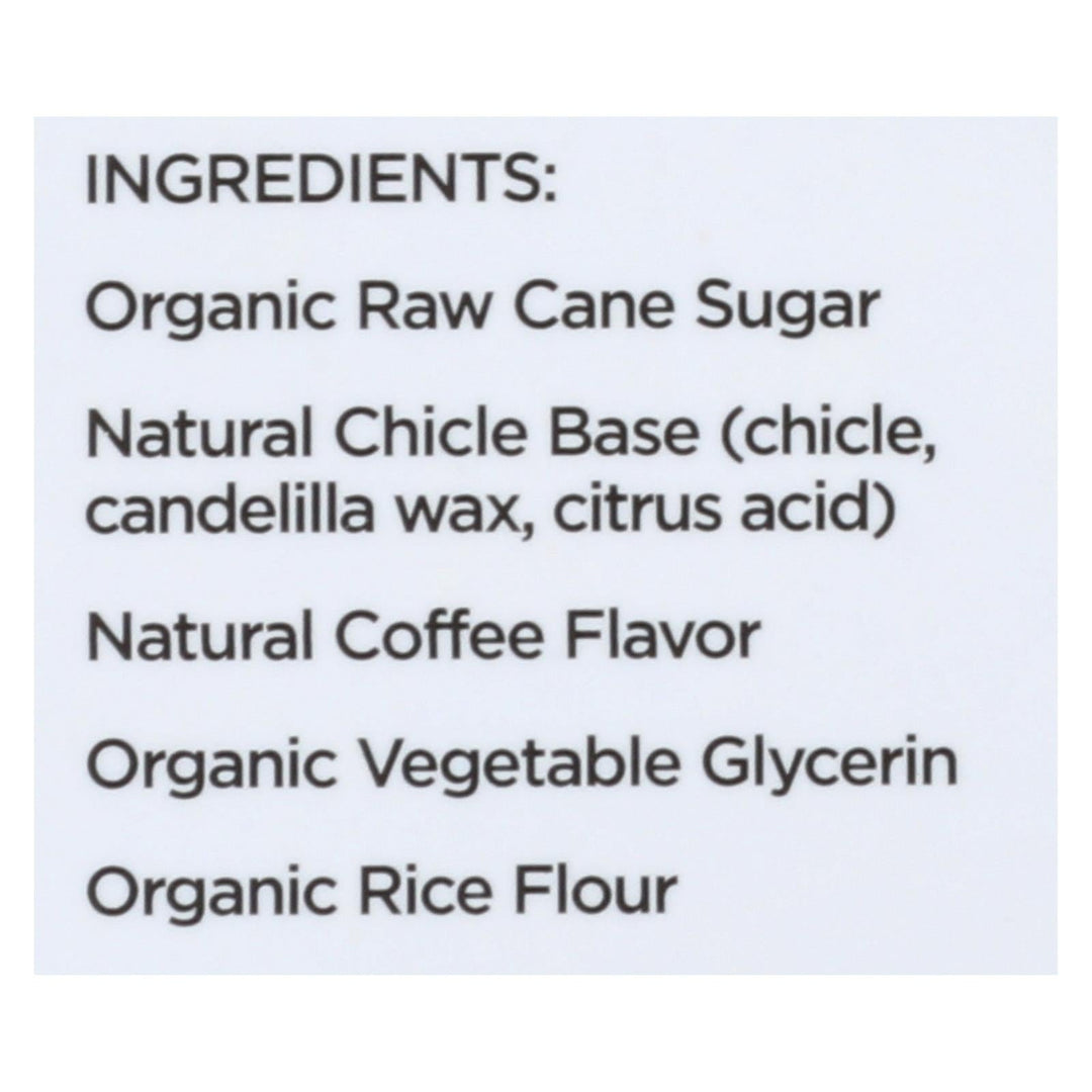 Simply Gum All Natural Gum - Coffee - Case Of 12 - 15 Count - Maras Green