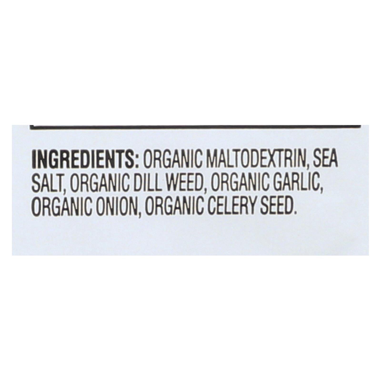 Simply Organic Creamy Dill Dip Mix - Case Of 12 - 0.7 Oz. - Maras Green