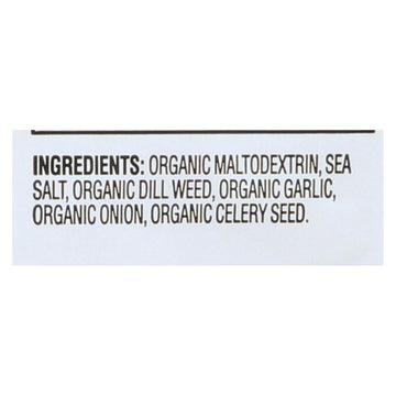 Simply Organic Creamy Dill Dip Mix - Case Of 12 - 0.7 Oz. - Maras Green