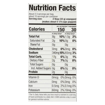 Skinnypop Popcorn - Popcorn Micro Butter - Case Of 6 - 6/2.8 Oz - Maras Green