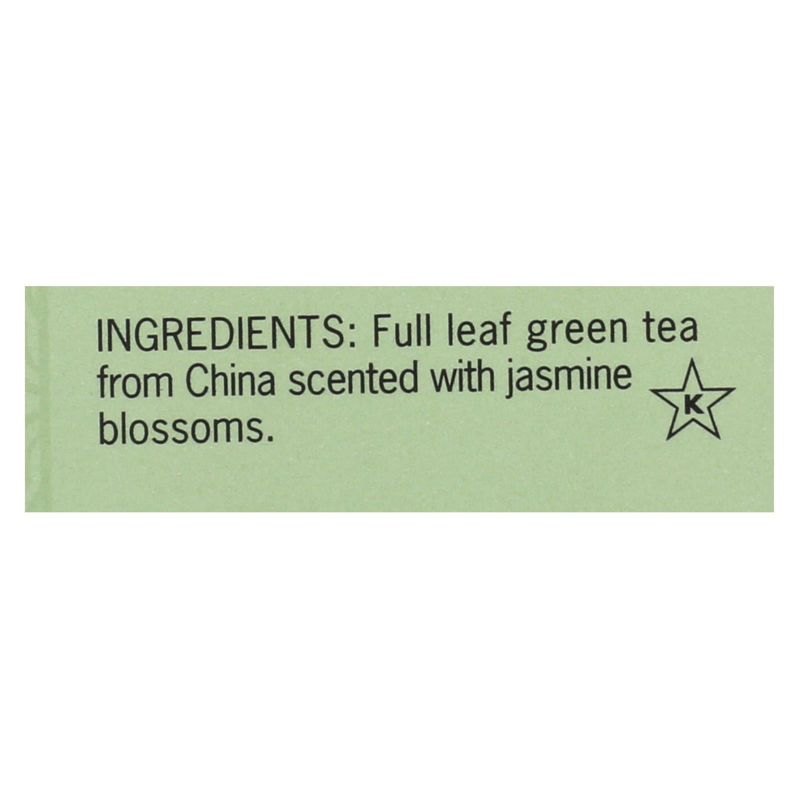 Smith Teamaker Green Tea - Jasmine Slvr Tp - Case Of 6 - 15 Bags - Maras Green