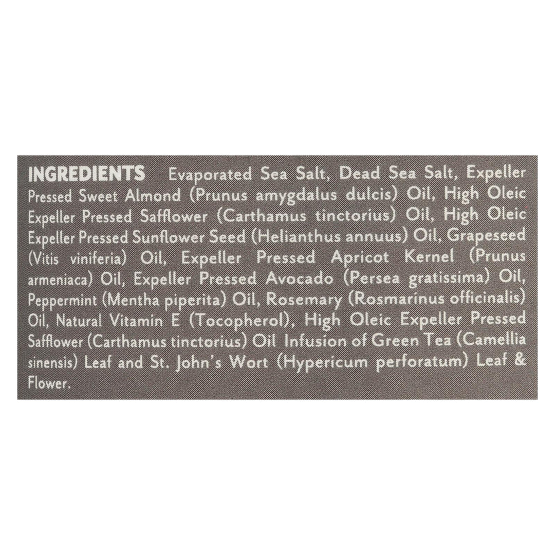 Soothing Touch Salt Scrub - Peppermint/rosemary - 20 Oz - Maras Green