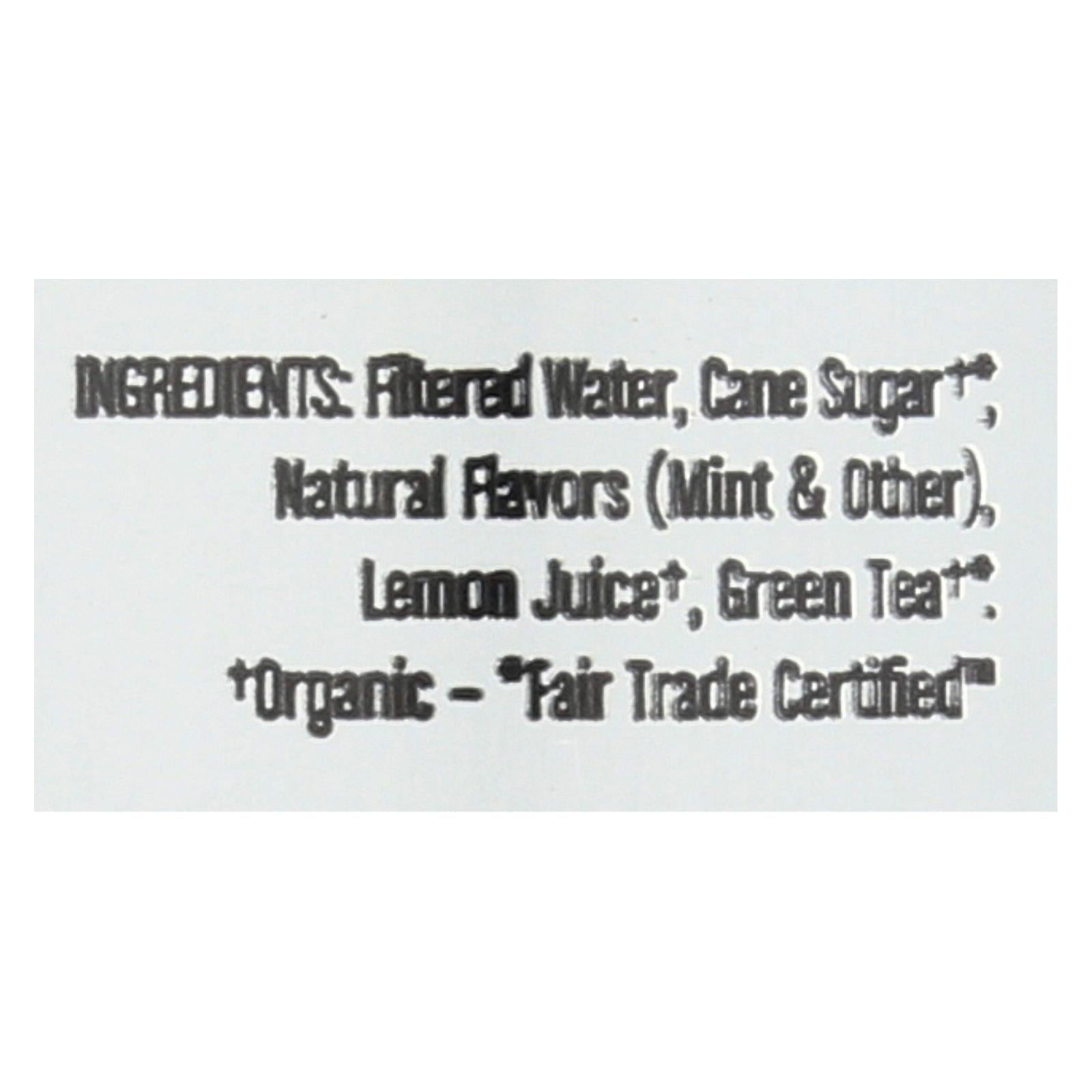 Steaz Lightly Sweetened Green Tea - Mint - Case Of 12 - 16 Fl Oz. - Maras Green