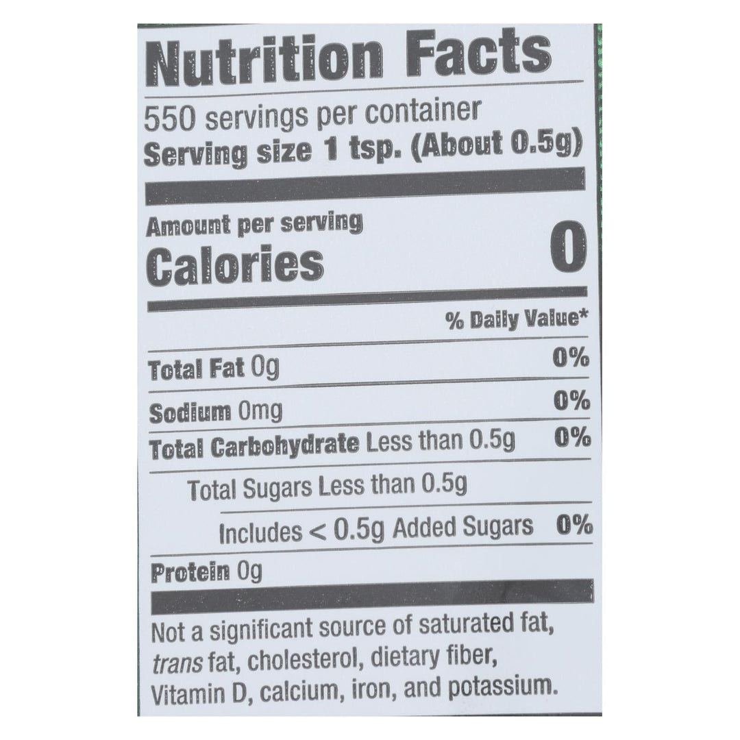 Stevia In The Raw Sweetener - Baker Bag - Case Of 6 - 9.7 Oz. - Maras Green