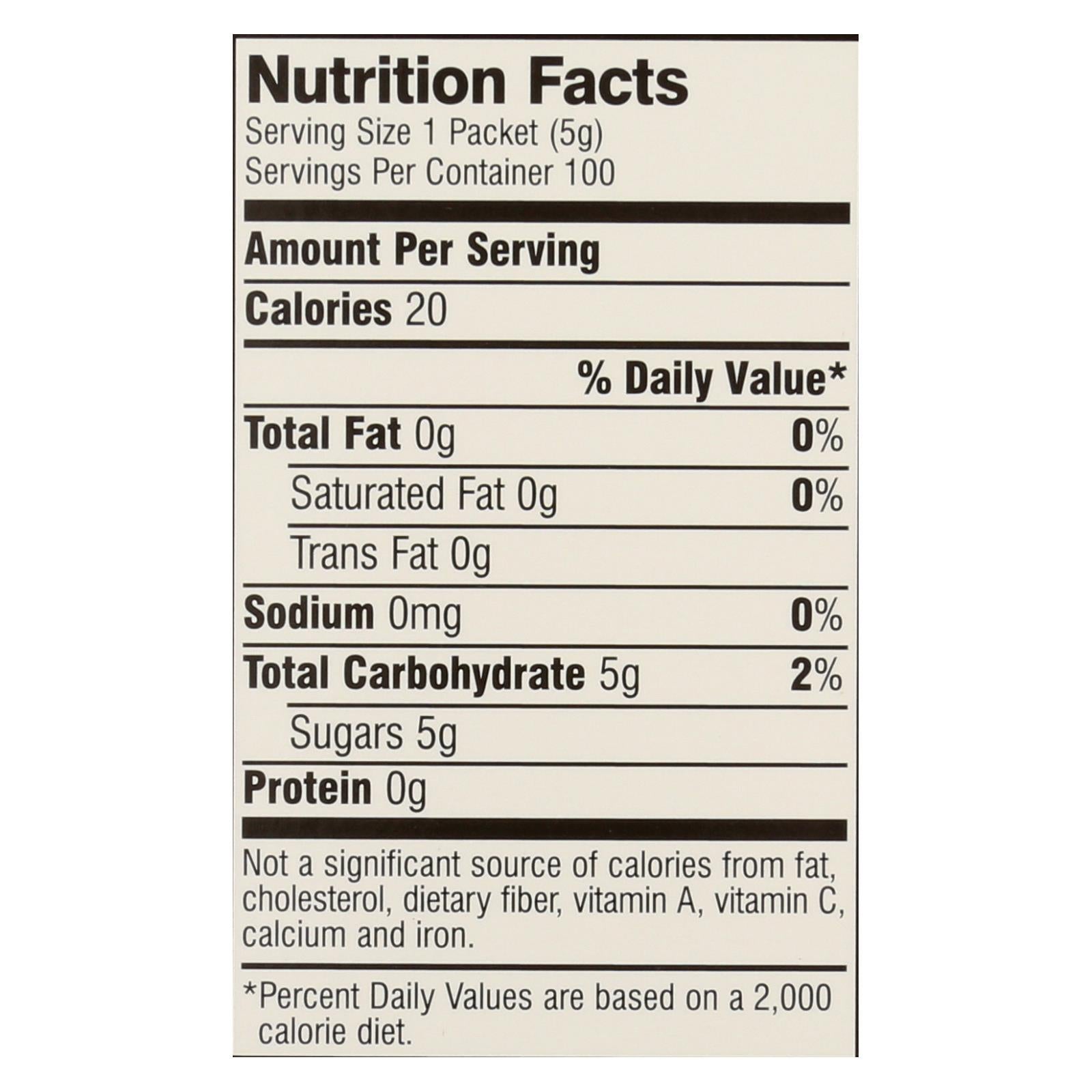 Sugar In The Raw Sugar In The Raw - Packets - Case Of 8 - 100 Pk - Maras Green