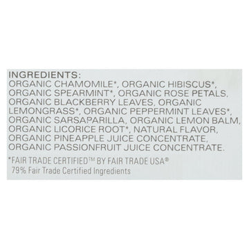 Tazo Tea - Herbal Tea Organic Calm Chamomile - Case Of 6 - 16 Bags - Maras Green