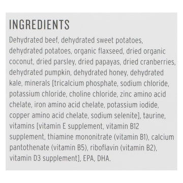 The Honest Kitchen - Dog Food - Grain - free Beef Recipe - Case Of 6 - 2 Lb. - Maras Green