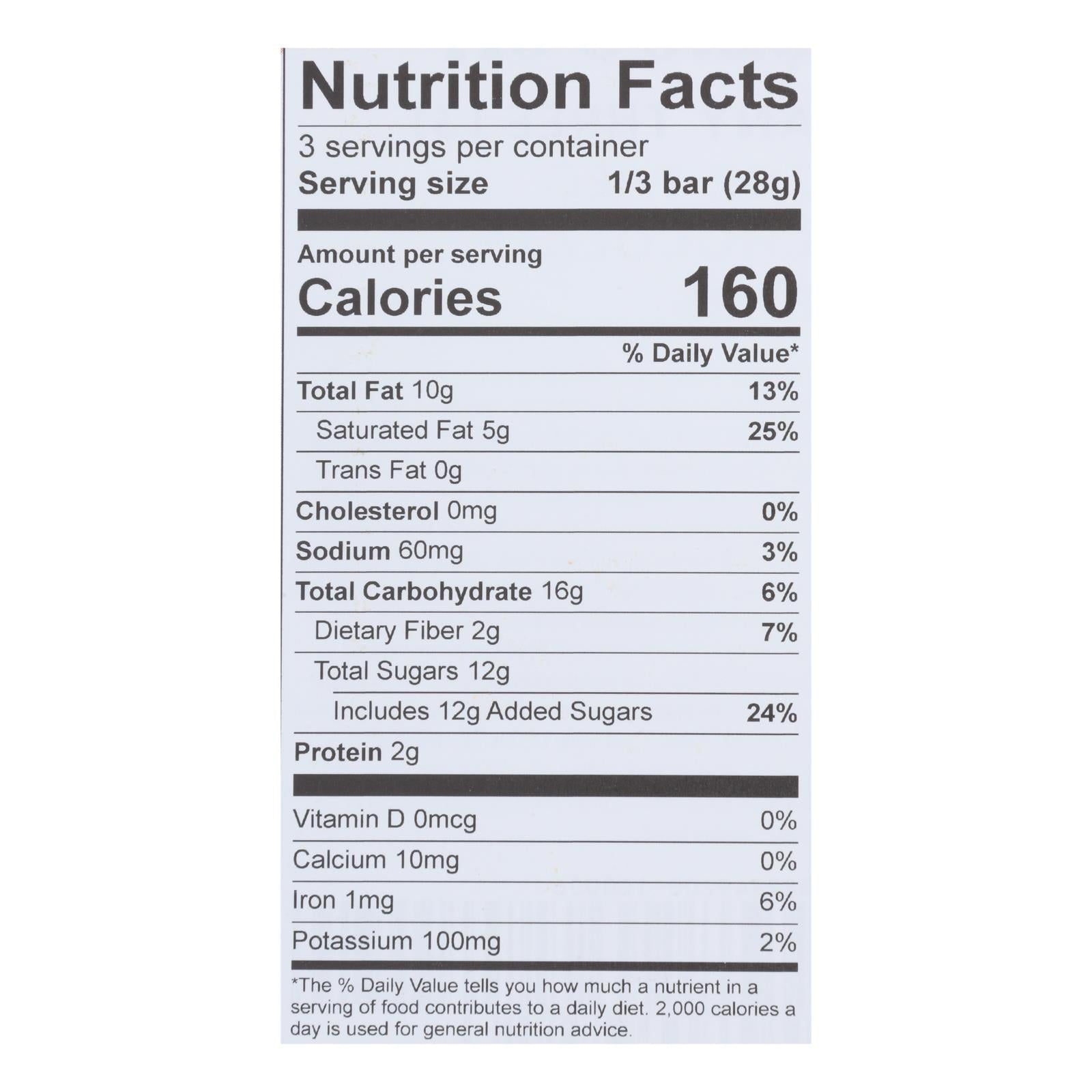 Theo Chocolate Salted Toffee - 55 Percent Dark Chocolate - Case Of 12 - 3 Oz. - Maras Green