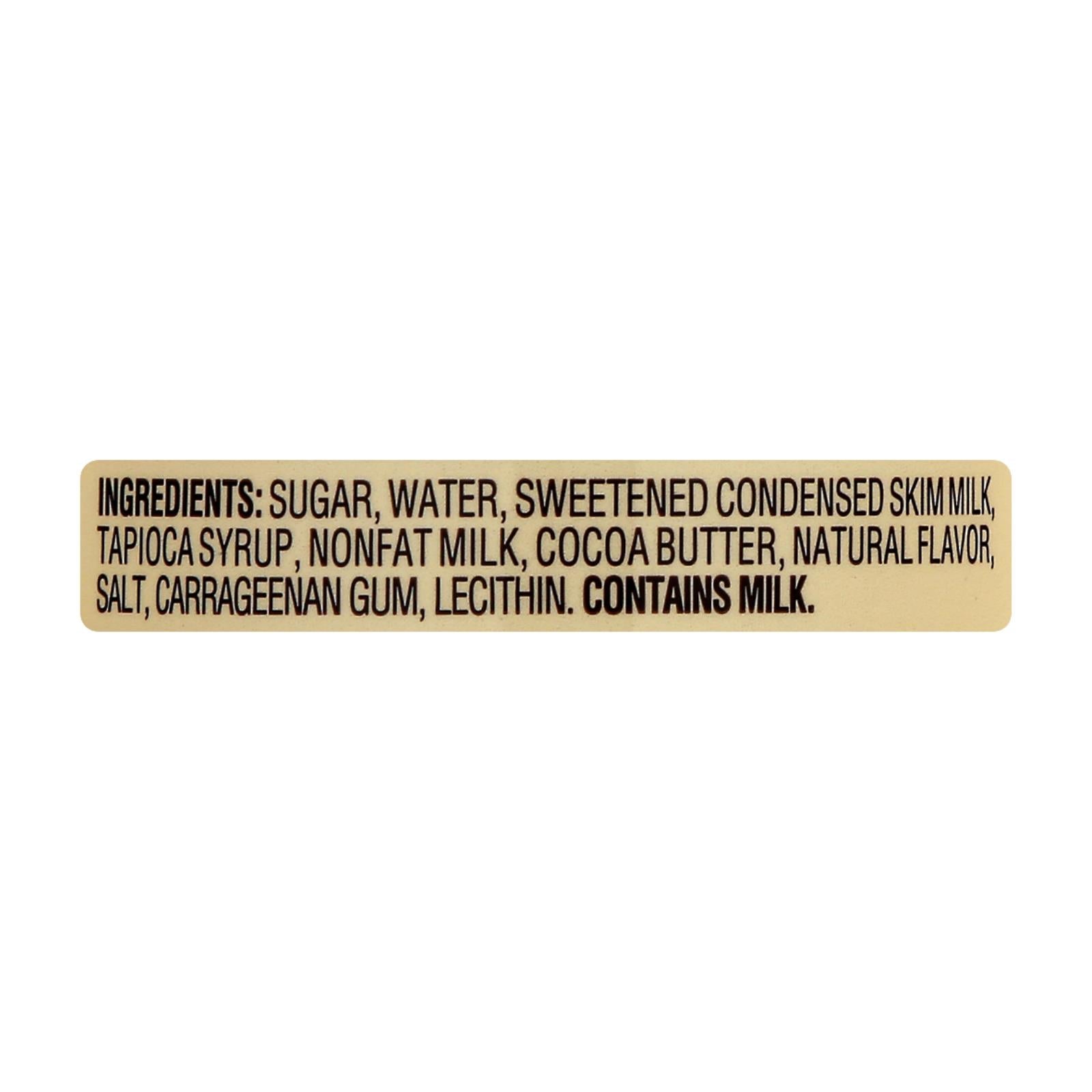 Torani White Chocolate Sauce - Case Of 4 - 16.5 Oz - Maras Green