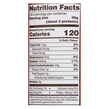 Unique Pretzels - Splits - Extra Dark - Case Of 12 - 11 Oz. - Maras Green