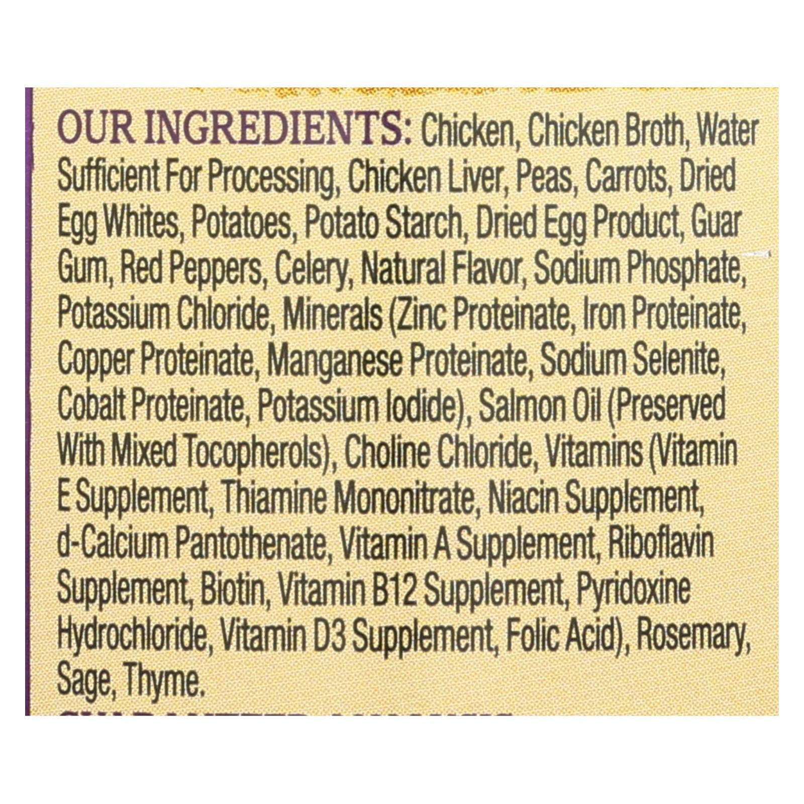 Wellness Pet Products Dog Food - Chicken With Peas And Carrots - Case Of 12 - 12.5 Oz. - Maras Green