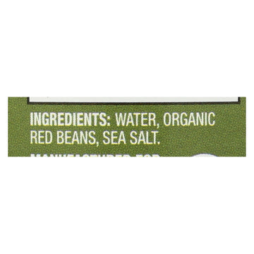 Westbrae Foods Organic Red Beans - Case Of 12 - 15 Oz. - Maras Green