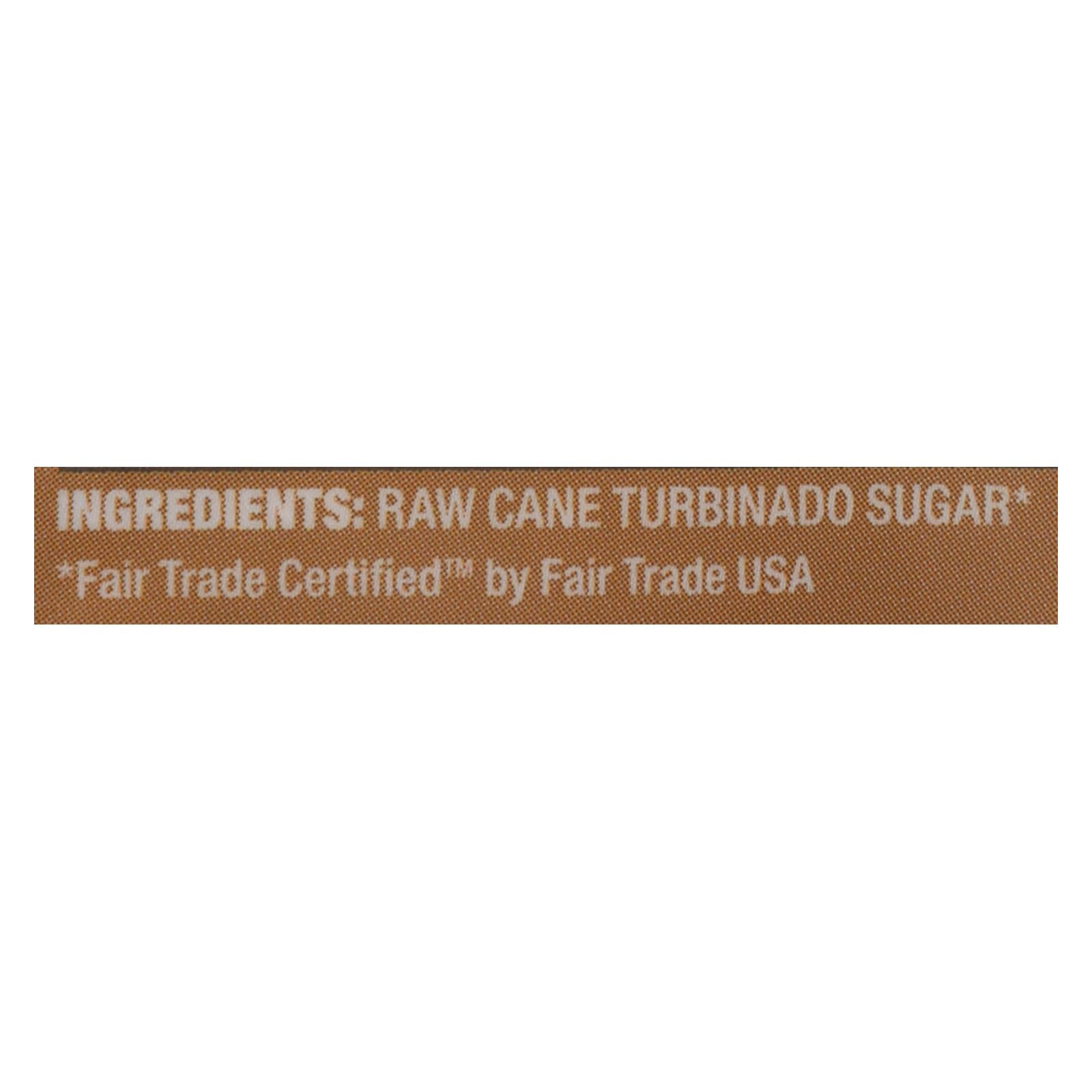 Wholesome Sweeteners Sugar - Natural Raw Cane - Turbinado - Fair Trade - 1.5 Lb - Case Of 12 - Maras Green