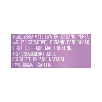 Yachak - Yerba Mate Blackberry - Case Of 12 - 16 Fz - Maras Green