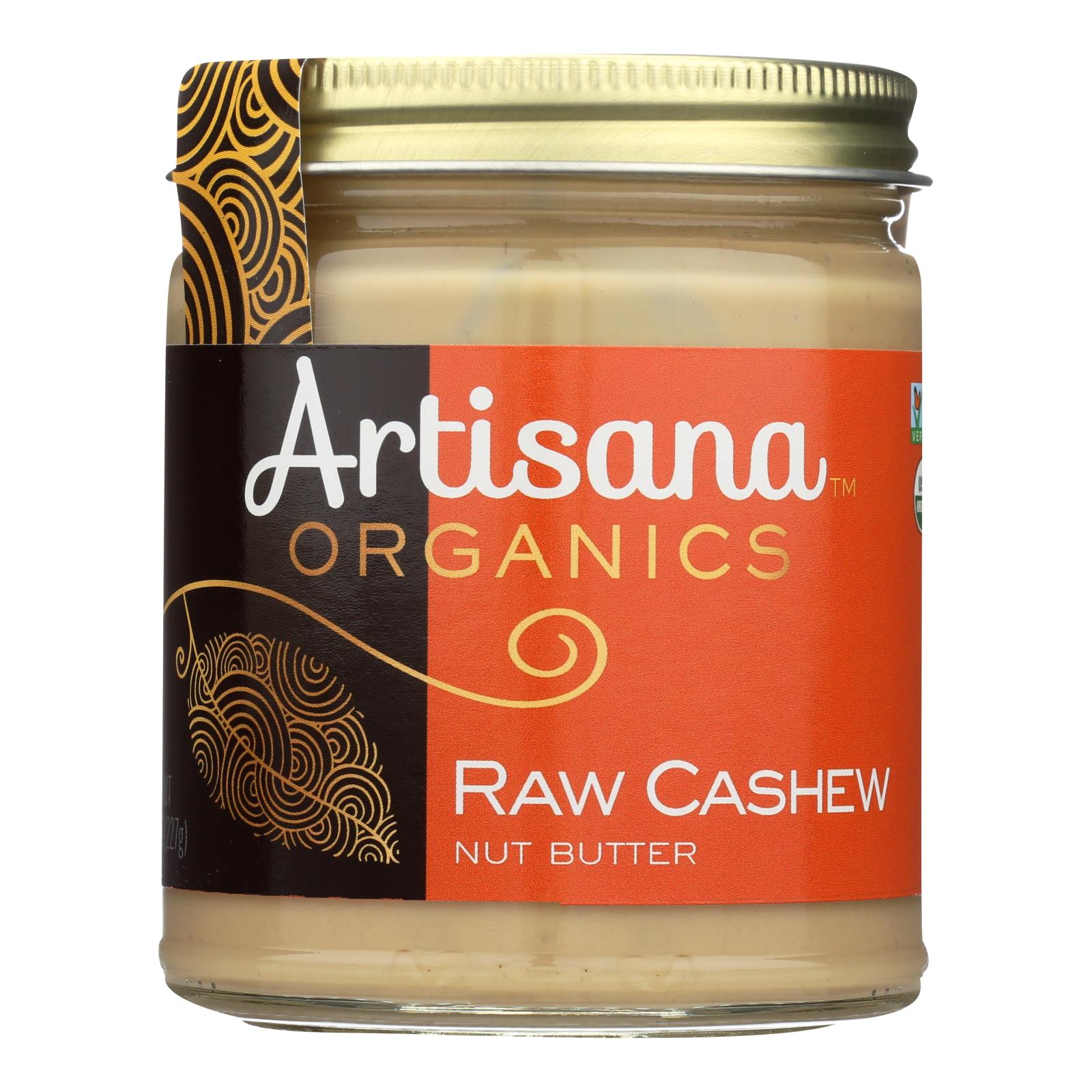 Artisana Cashew Butter - Organic - Case Of 6 - 8 Oz. - Maras Green