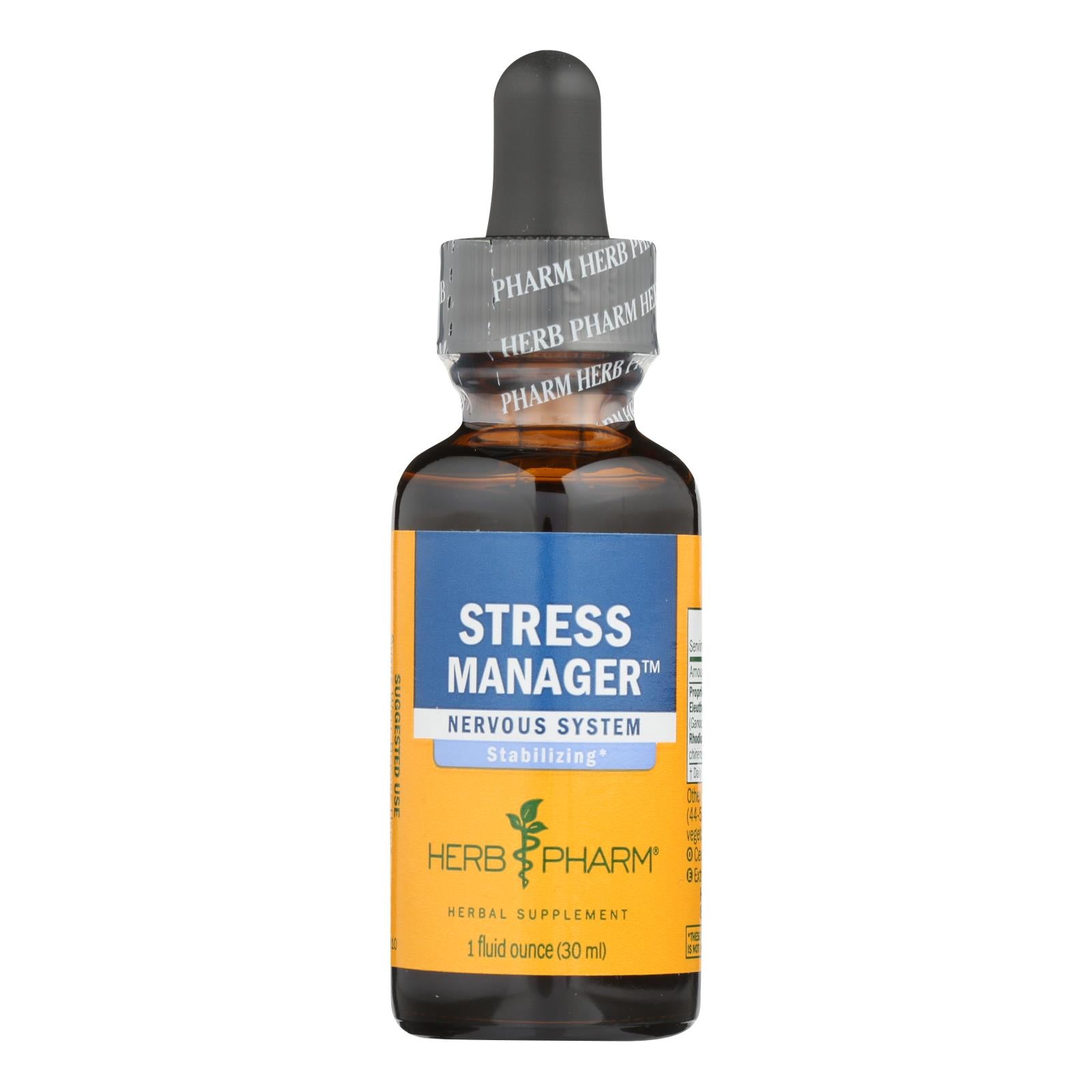 Herb Pharm - Stress Manager - 1 Each-1 Fz - Maras Green