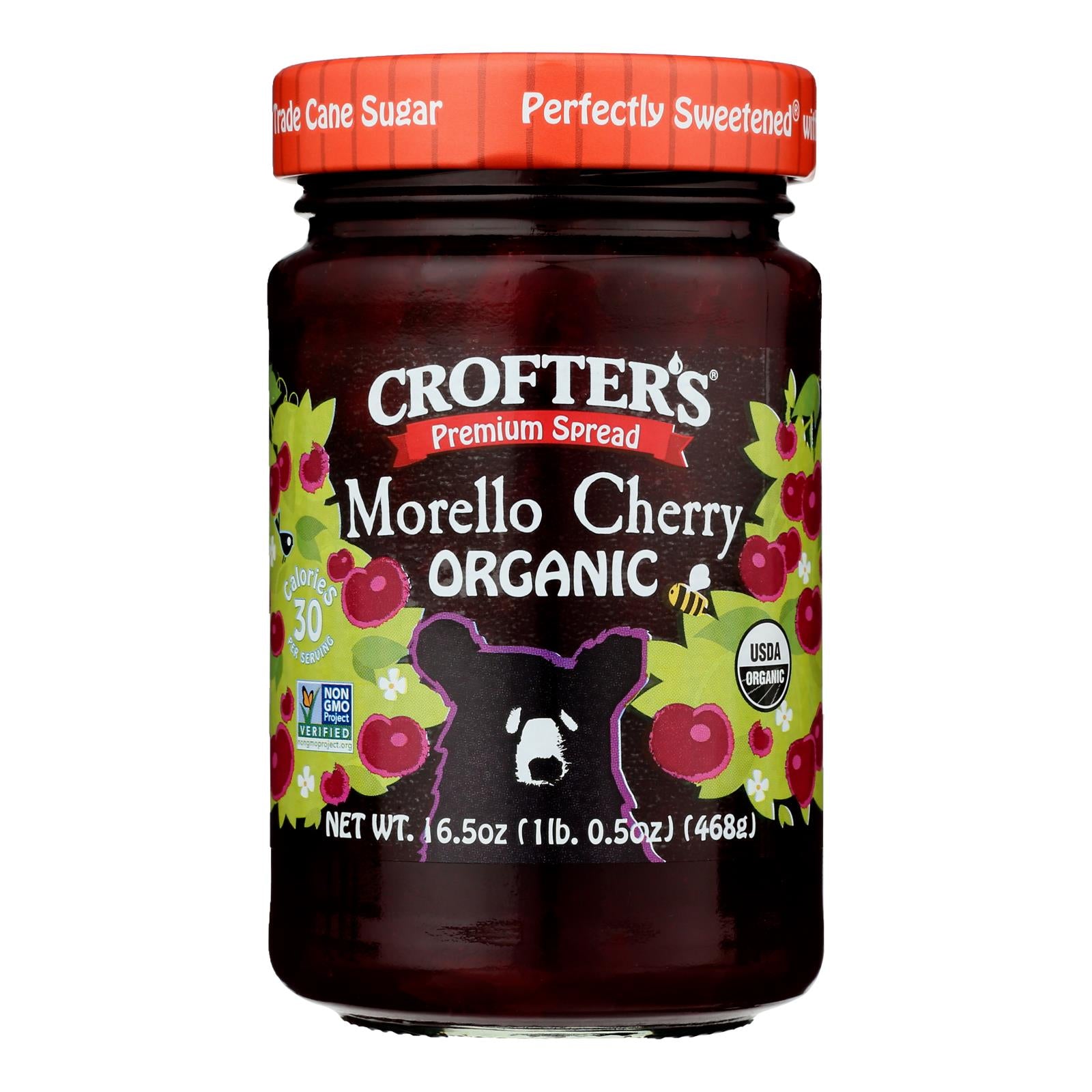 Crofters - Prem Sprd Mrlo Cherry - Case Of 6 - 16.5 Oz - Maras Green