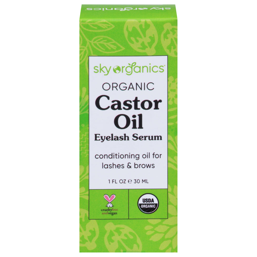 Sky Organics - Castor Oil Eyelsh Srm - 1 Each 1 - 1 Fz - Maras Green