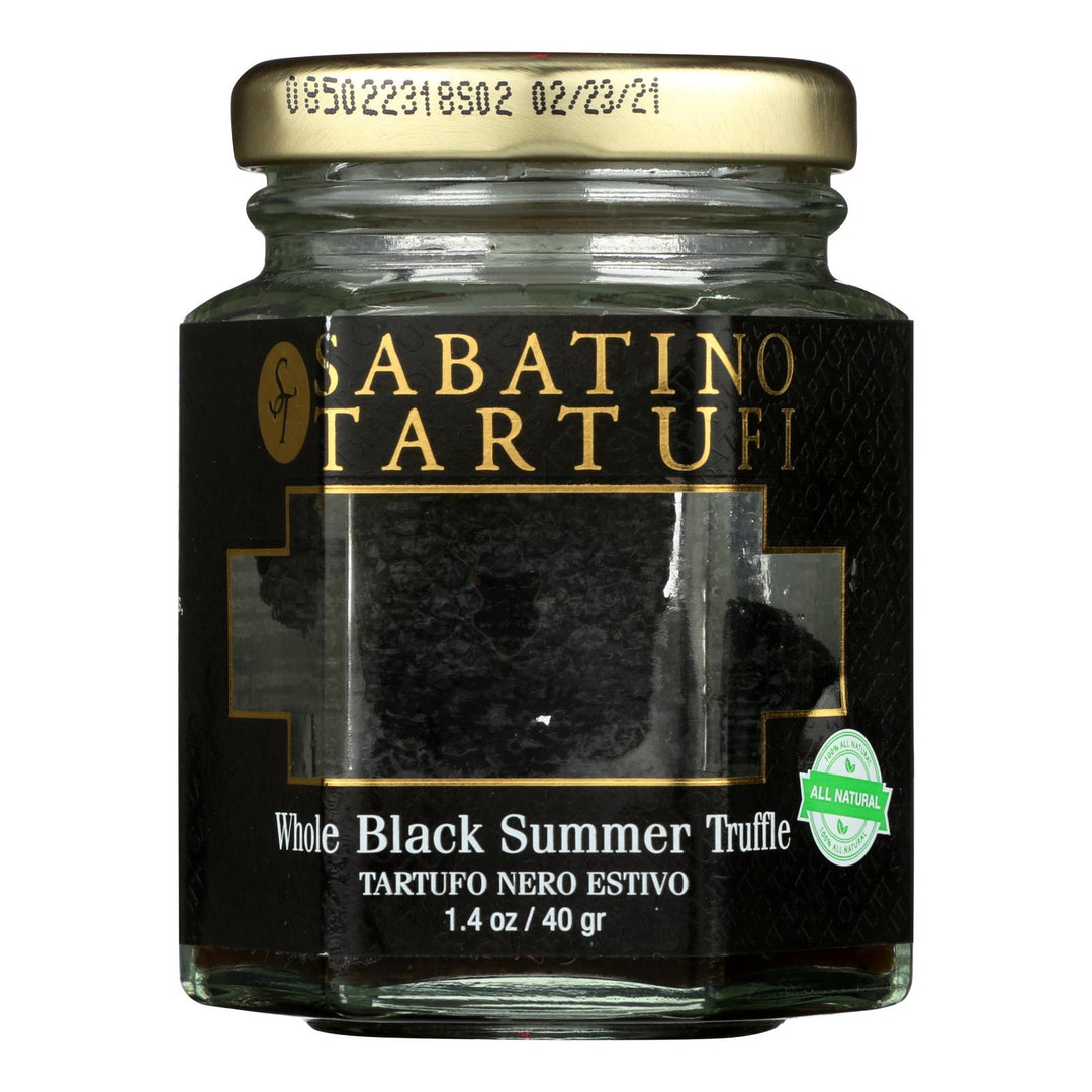 Sabatino Pronto Sabatino Tartufi, Whole Black Summer Truffle - Case Of 6 - 1.4 Oz - Maras Green