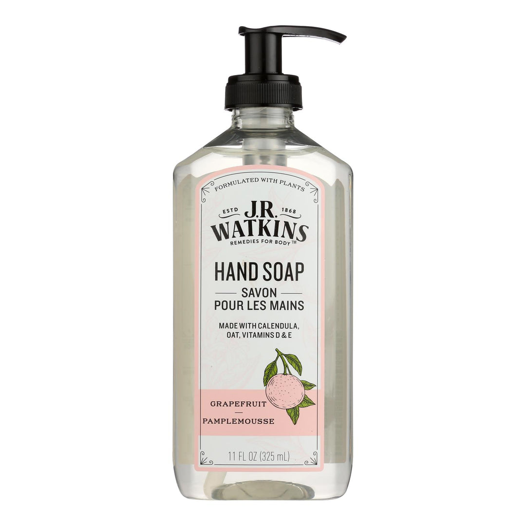 J.r. Watkins - Hand Soap Gel Grapefruit - Case Of 3-11 Fz - Maras Green