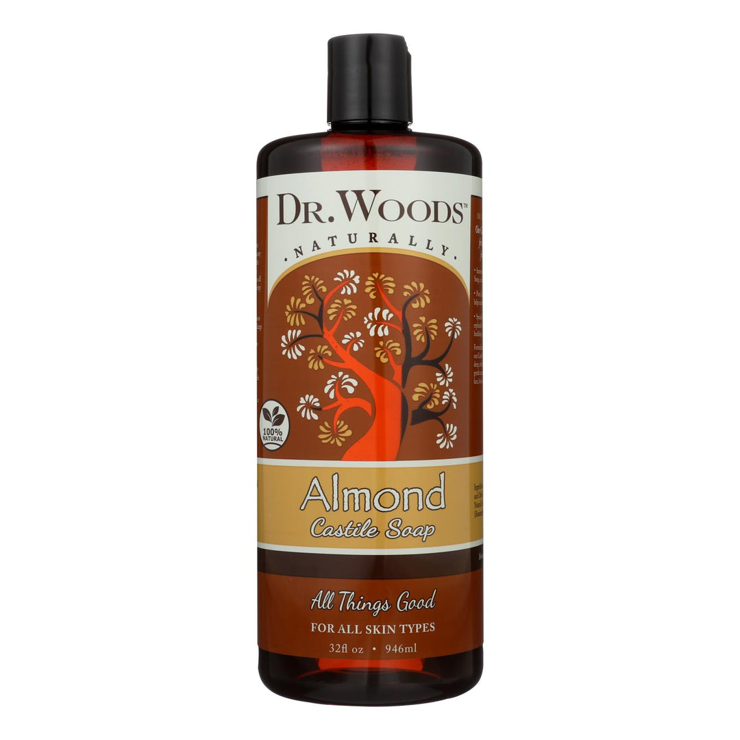 Dr. Woods Pure Castile Soap Almond - 32 Fl Oz - Maras Green