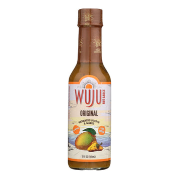 Wuju Hot Sauce - Original - Case Of 6 - 5 Oz. - Maras Green