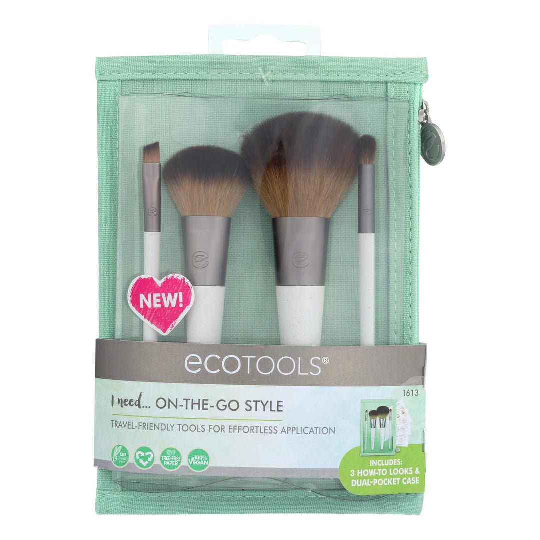 Ecotools On-the-go Style Kit  - Case Of 2 - Ct - Maras Green