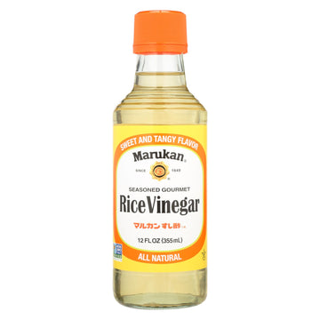 Marukan Seasoned Gourmet - Rice Vinegar - Case Of 6 - 12 Fl Oz. - Maras Green