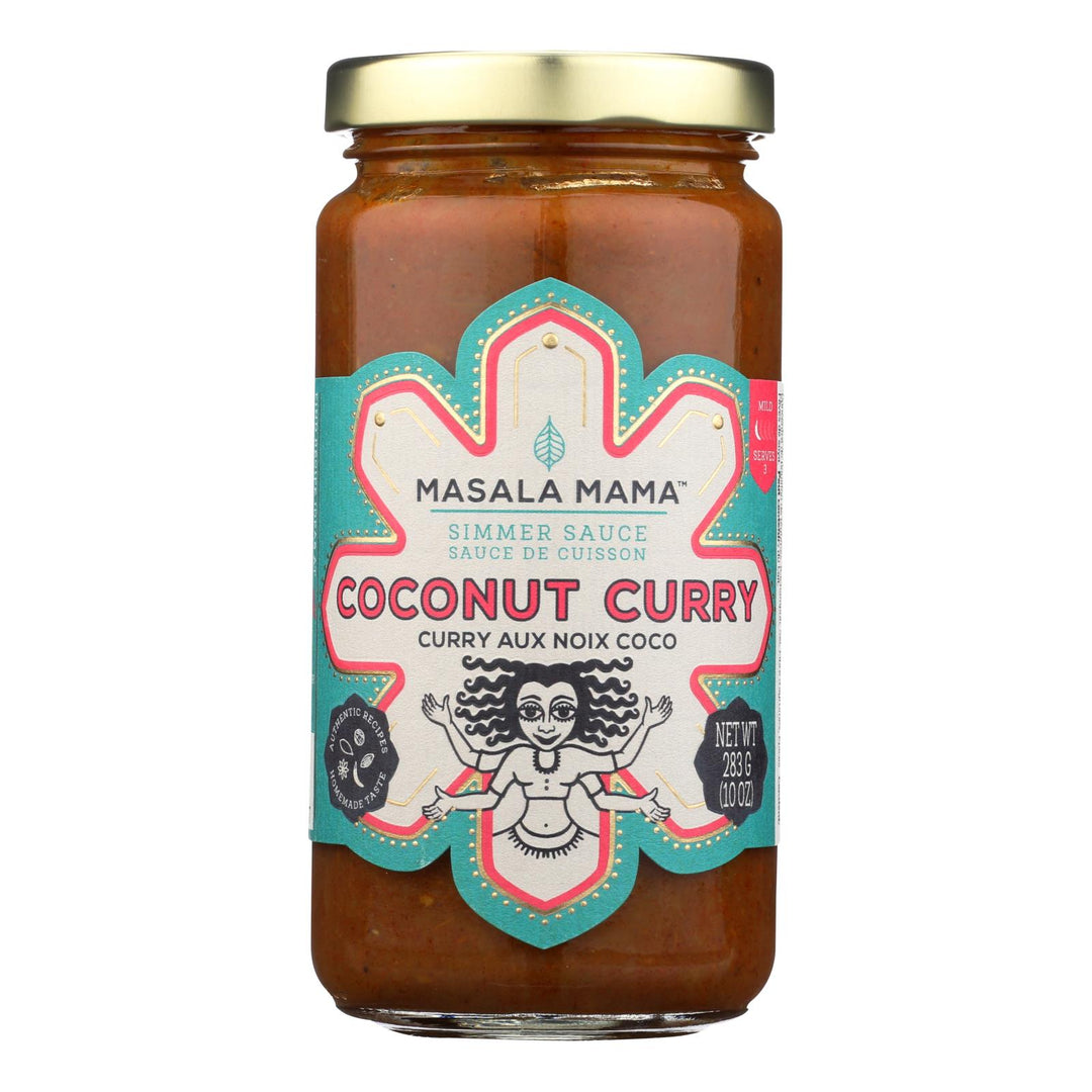 Masala Mama Coconut Curry All Natural Simmer Sauce - Case Of 6 - 10 Oz - Maras Green
