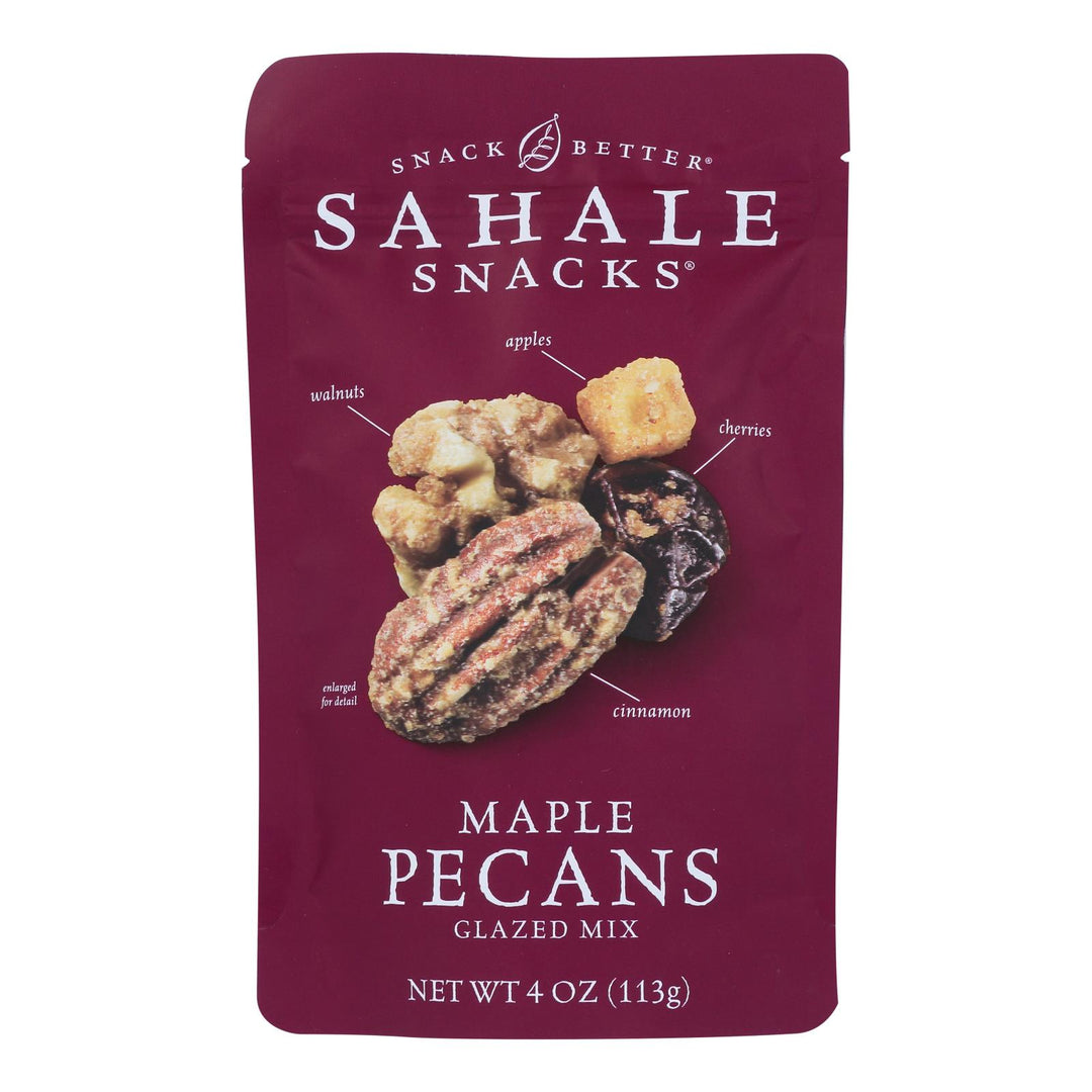 Sahale Snacks Glazed Mix - Maple Pecans - Case Of 6 - 4 Oz. - Maras Green