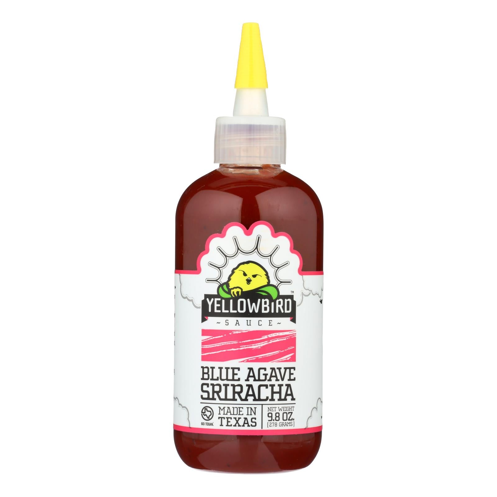 Yellowbird Sauce - Blue Agave Sriracha - Case Of 6 - 9.8 Oz - Maras Green