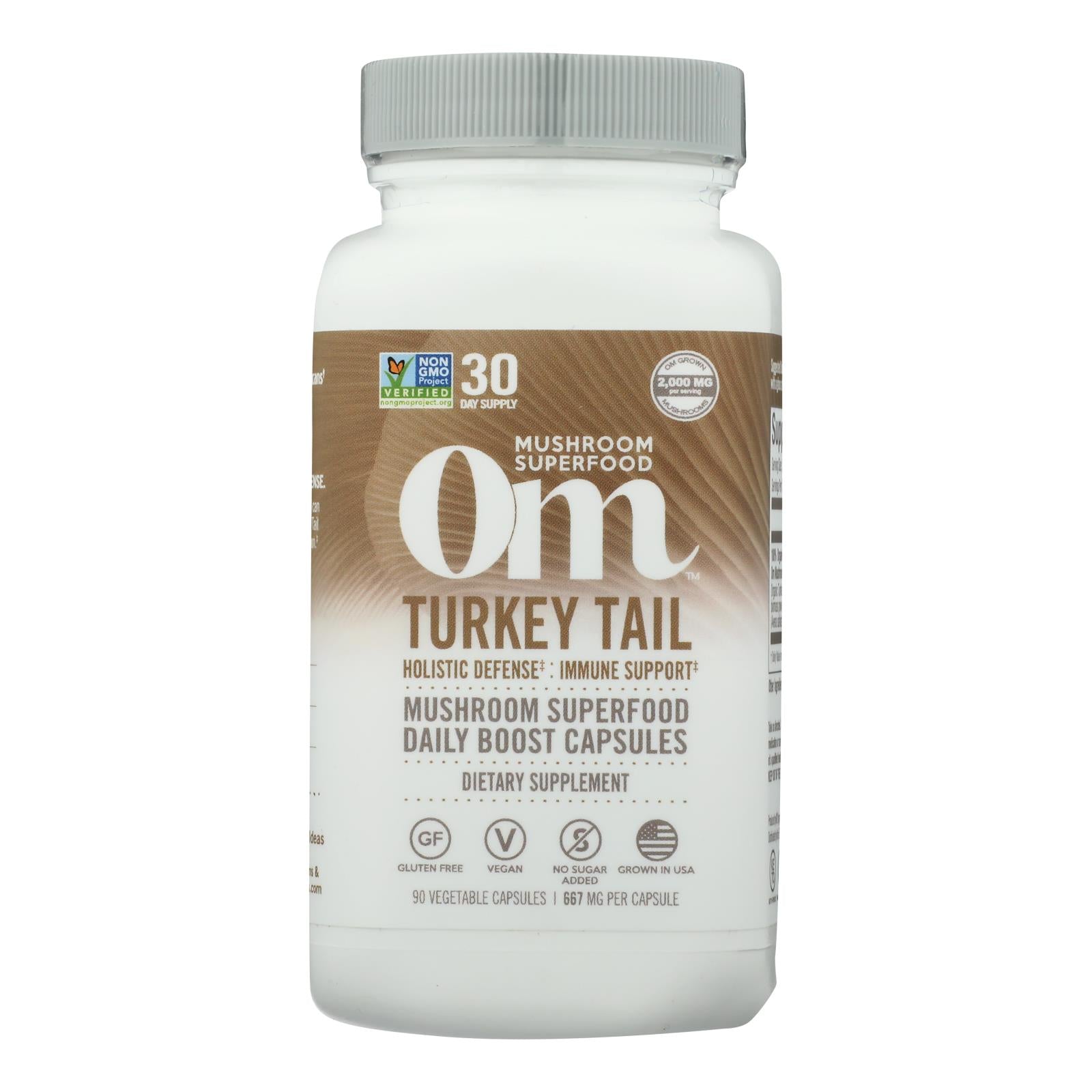 Organic Mushroom Nutrition - Mush Sprfd Turkey Tail - 1 Each - 90 Ct - Maras Green