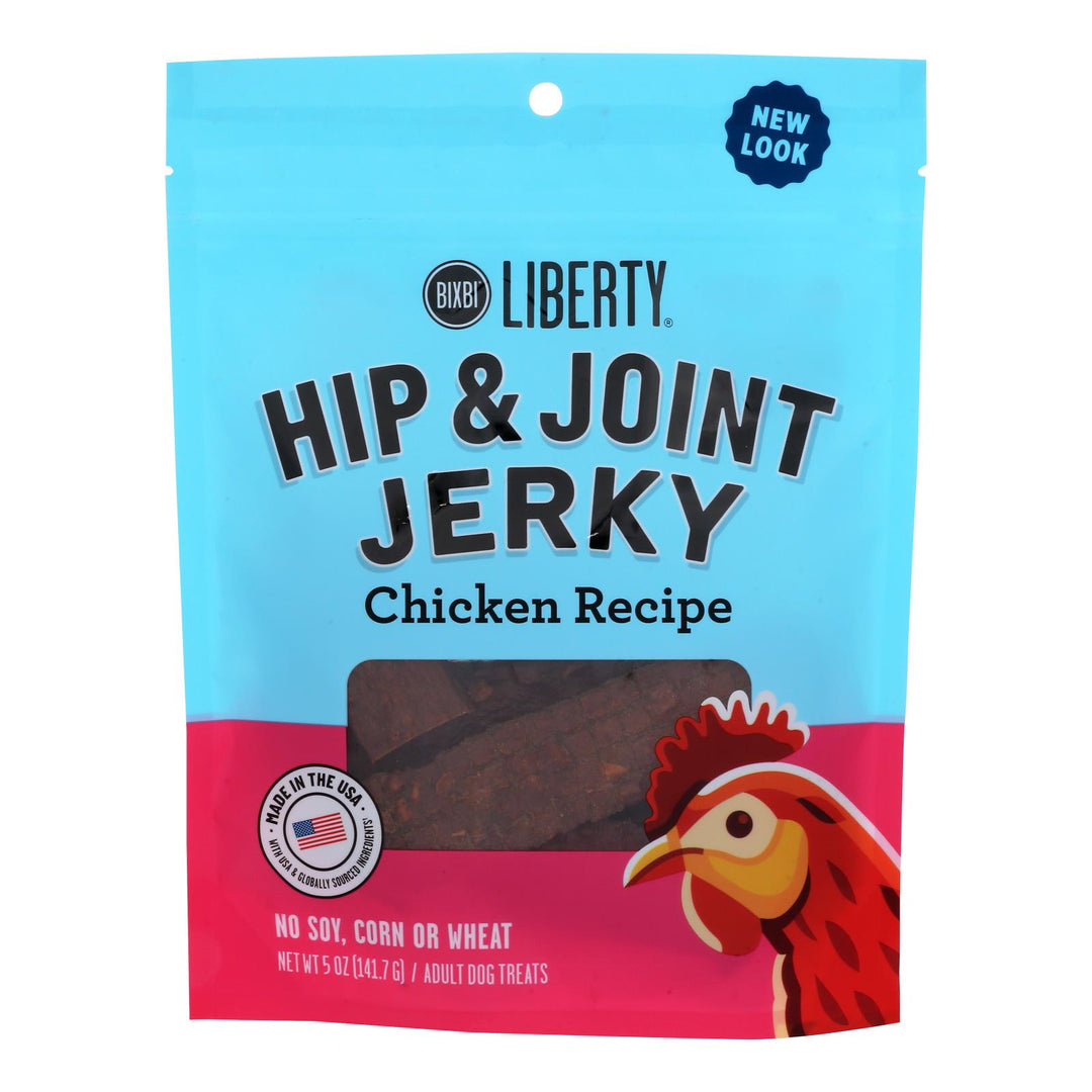 Bixbi - Jerky Hip & Joint Chicken - Case Of 6 - 5 Oz - Maras Green