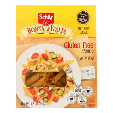 Schar Penne Pasta - Case Of 10 - 12 Oz. - Maras Green